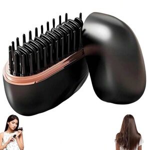 Mini Cordless Straightening Comb With Bangs